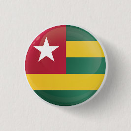 Togo Round Icon Flagga Knapp