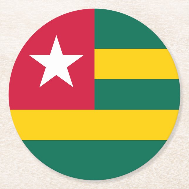 Togo Underlägg Papper Rund (Framsidan)