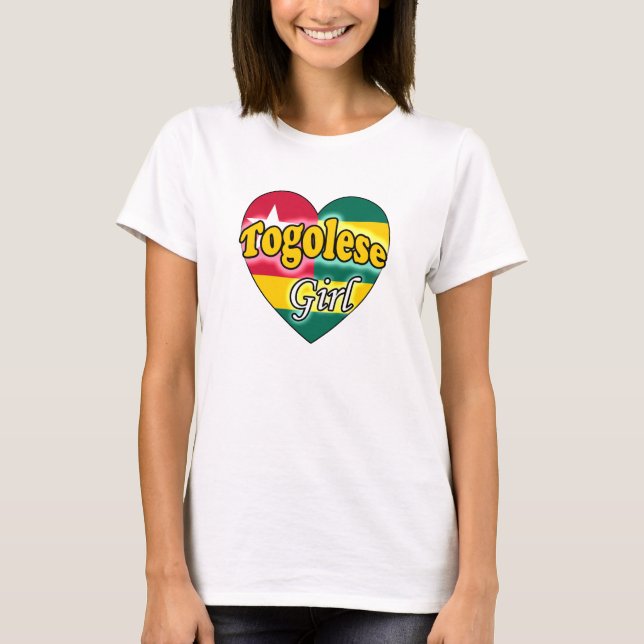 Togolese Girl Tee Shirt (Framsida)