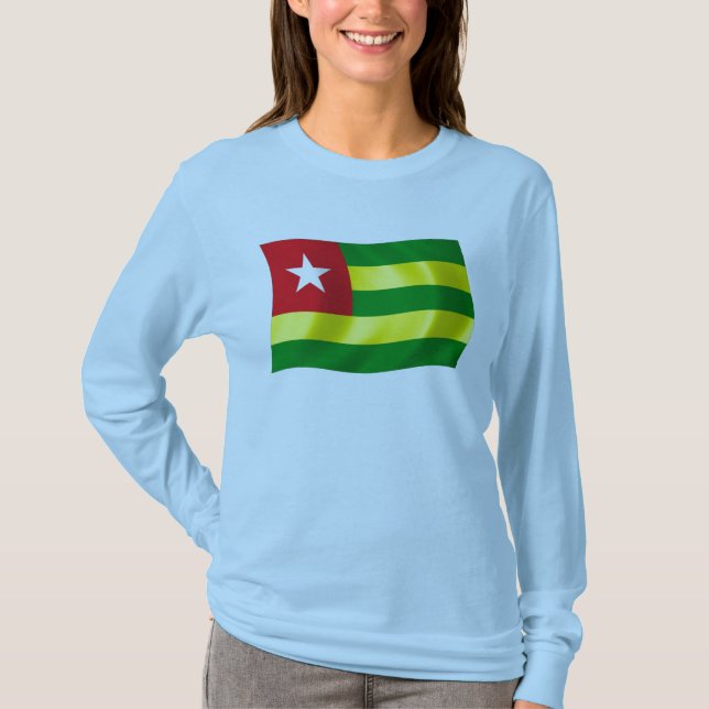 Togos flagga skjorta tee shirt (Framsida)