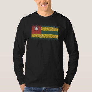 Togos nationella flagga souvenir för män kvinnor t shirt
