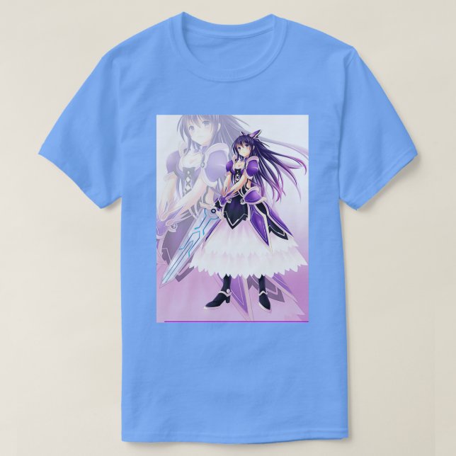 Tohka Yatogami Datum A live för Otaku 2 T Shirt (Design framsida)