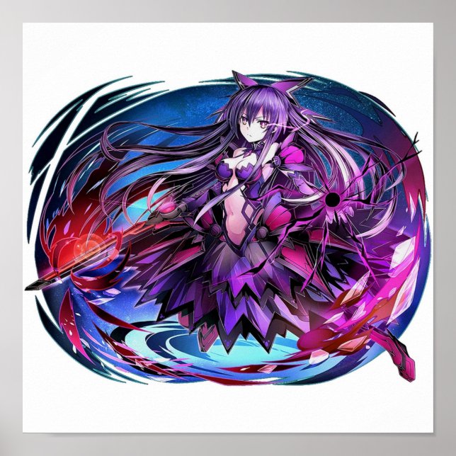 Tohka Yatogami Datum för levande animering Poster (Framsidan)