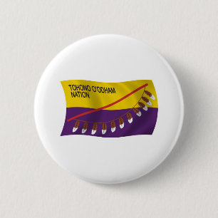 Tohono O'odham-nationens flaggknapp Knapp