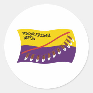 Tohono O'odham Nations Flag Klistermärke