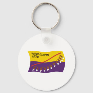 Tohono O'odham Nations flagg nyckelring