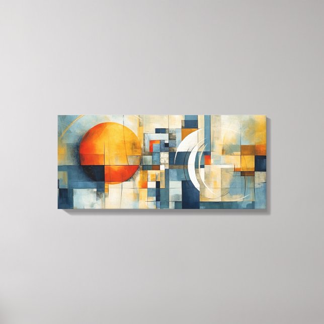 Toile art abstrait canvastryck (Framsida)