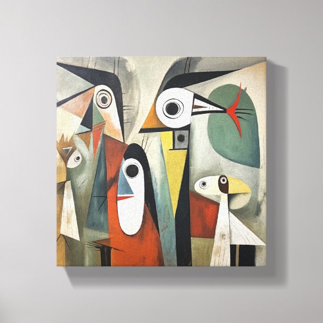 Toile art abstrait  canvastryck (Framsida)