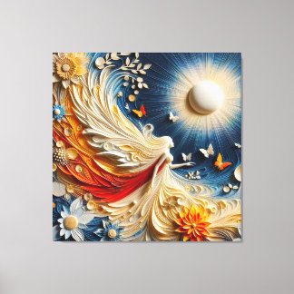 Toile Beau temps, bonne humeur☀️ Canvastryck