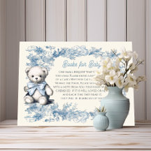 Toile Blommigt Nalle Bokar för Baby