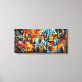 Toile d'art abstrait canvastryck