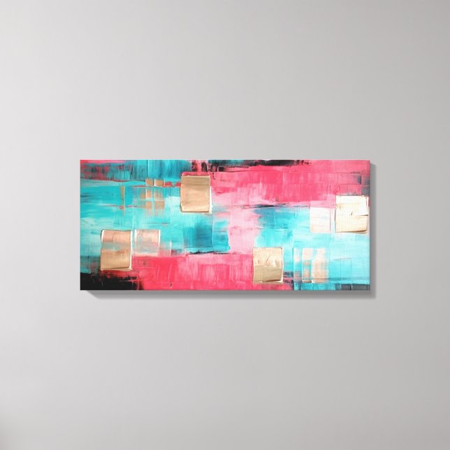 Toile d'art abstrait canvastryck (Framsida)