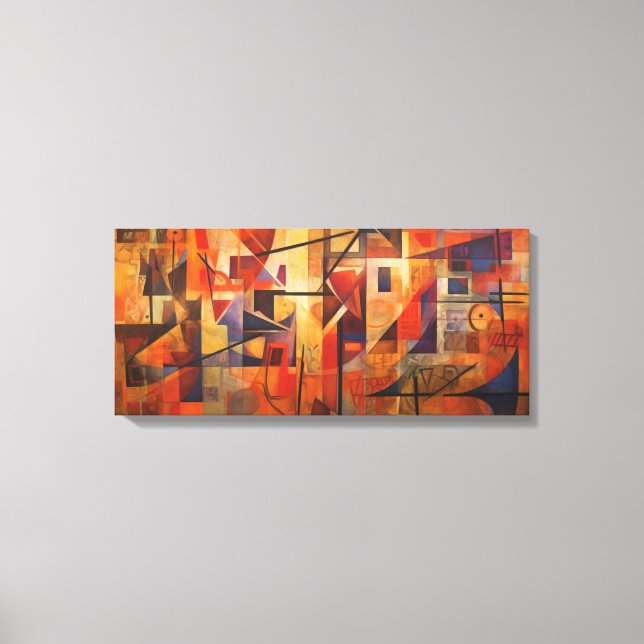 Toile d'art abstrait canvastryck (Framsida)