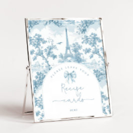 Toile de jour Fransk lämnar receptkortet här Poster