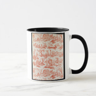 Toile de Jouy, att illustrera bearbetar av manuf Mugg