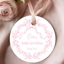 Toile de Jouy Chinoiserie Fjärilar Baby Shower