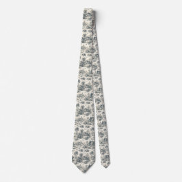 Toile de Jouy Countryside Neck Tie | Klassisk Slips