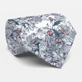 Toile-De-Jouy Mönster Bröllop Slips