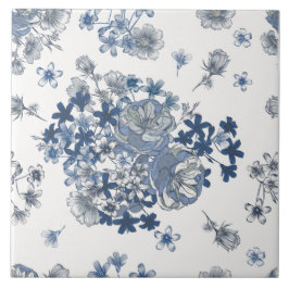 Toile-De-Jouy-mönster Kakelplatta
