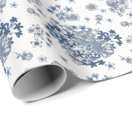 Toile-De-Jouy Pattern Wedding Presentpapper