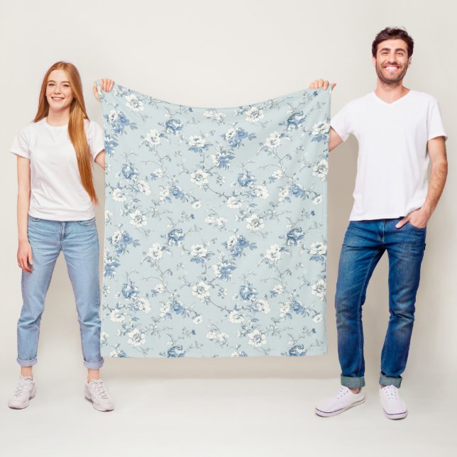 Toile De Jouy Peonies Fleecefilt (På plats)