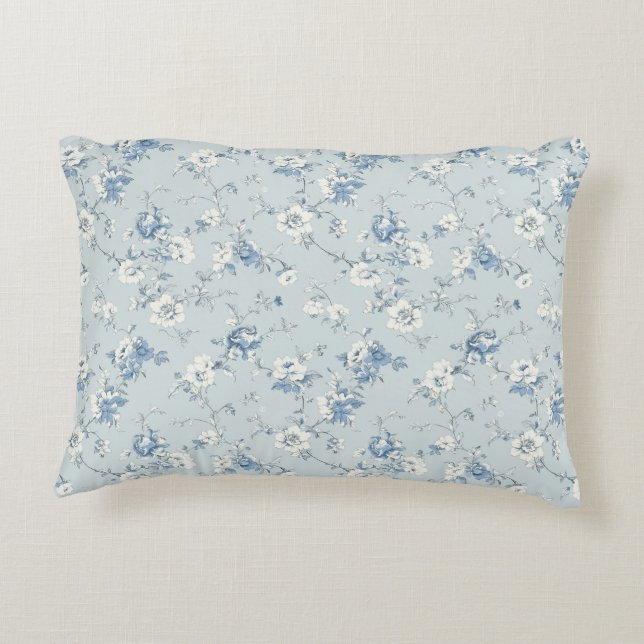 Toile De Jouy Peonies Prydnadskudde (Baksidan)