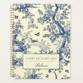 Toile de jouy personlig vintage mor