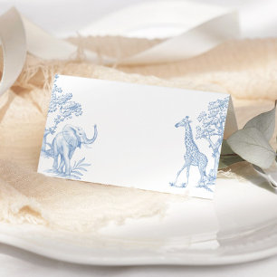 Toile de jouy Safari-kortkort Kort