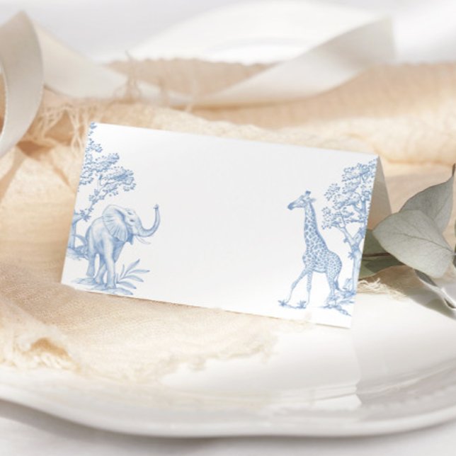Toile de jouy Safari-kortkort Kort (Skapare uppladdad)