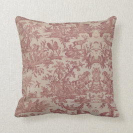 Toile de jouy Vintage Illustration Cushion Kudde