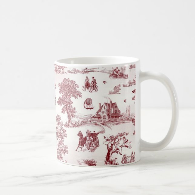 Toile De Jouy - vintageeftermiddag Kaffemugg (Höger)