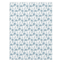 Toile de Joy. Blomster. Blå.