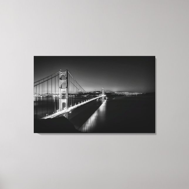 Toile Golden Gate Bridge San Francisco Canvastryck (Framsida)