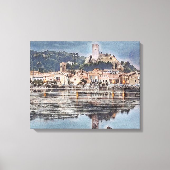 toile gruissan village canvastryck (Framsida)