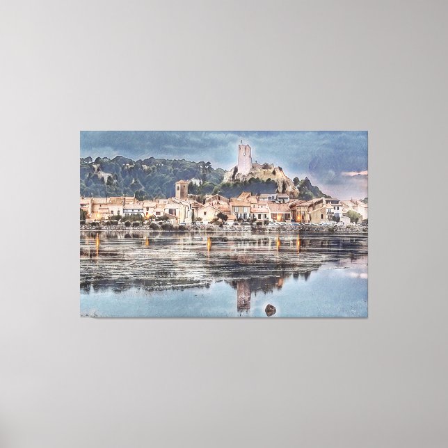 toile gruissan village canvastryck (Framsida)