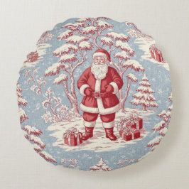 Toile jul  rund kudde