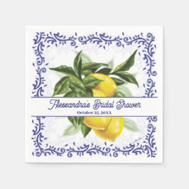 Toile Lemons Möhippa Napkins Pappersservett