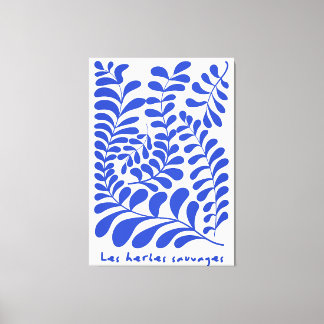 Toile Les herbes sauvages, style Matisse Canvastryck