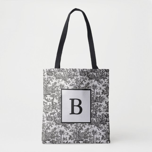Toile Monogram Tote Bag Tygkasse (Framsida)