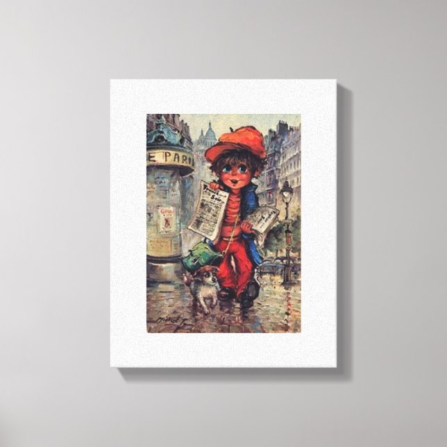 Toile Poulbot au journal Canvastryck (Framsida)