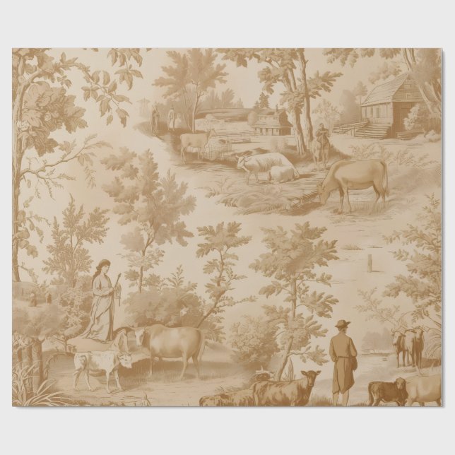 Toile Presentpapper (Platt)