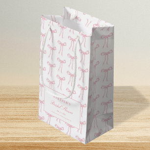 Toile Rosa Båge Knutar Knuten Blå Bröllopsdusch