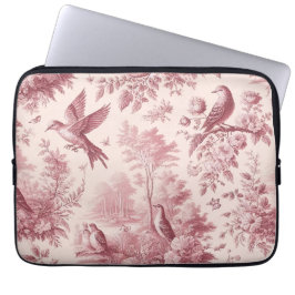 Toile Rosa vintage Laptop Fodral