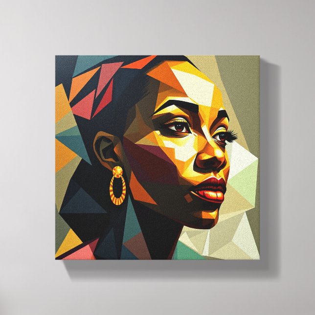 Toile Tableau Deco (Silhoette de Paix ) Canvastryck (Framsida)