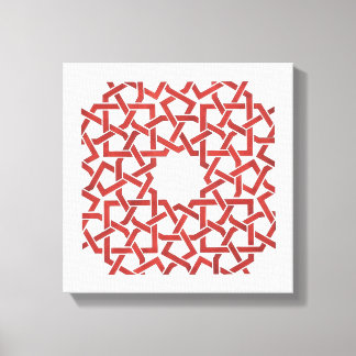 Toile tendue Mosaïque marocaine rouge MAMLUK Canvastryck