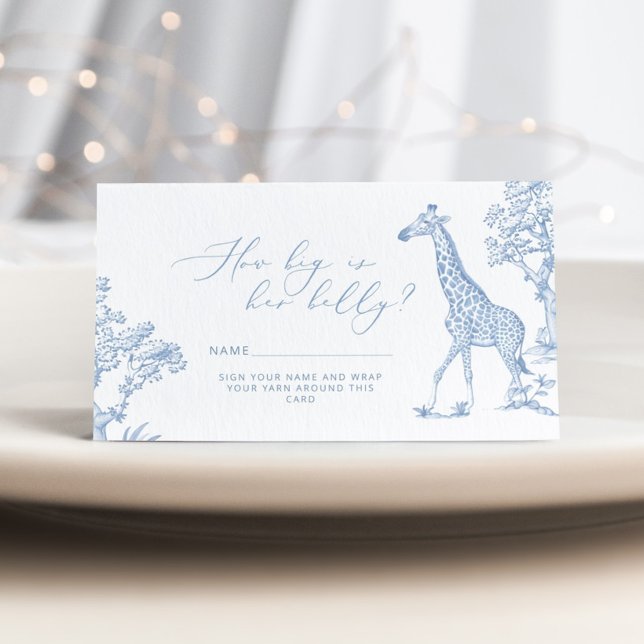 Toilee de jouy Safari Hur stor är magen? Tilläggskort (Skapare uppladdad)