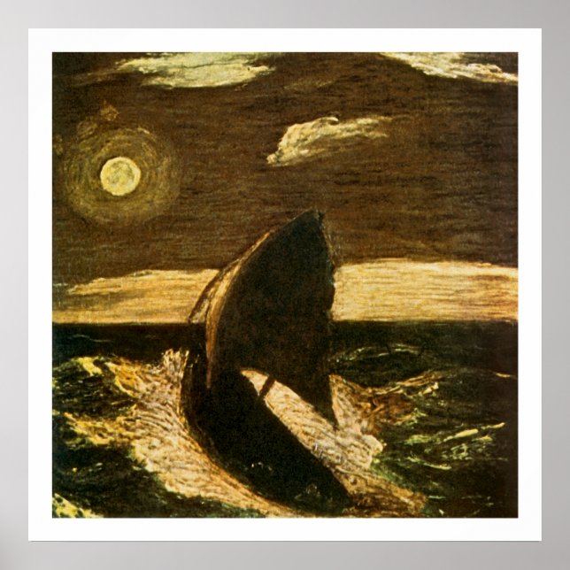 Toilers of the Sea by Albert Pinkham Ryder Poster (Framsidan)