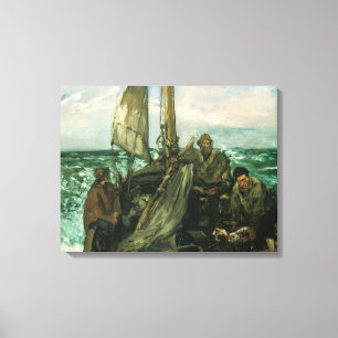 Toilers of the Sea by Edouard Manet, Vintage Art. Canvastryck