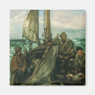 Toilers of the Sea by Edouard Manet, Vintage Art. Magnet