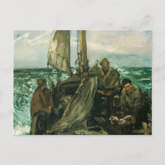 Toilers of the Sea by Edouard Manet, Vintage Art. Vykort